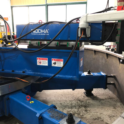 orbital cutting and orbital welding machine