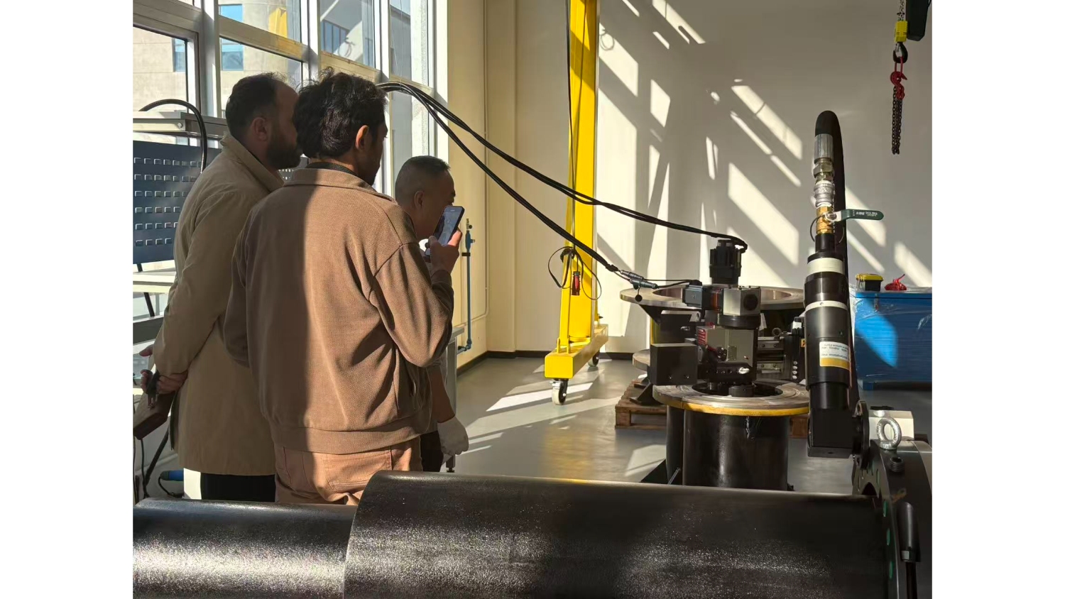 Máquina de refrentado de bridas de 3 metros